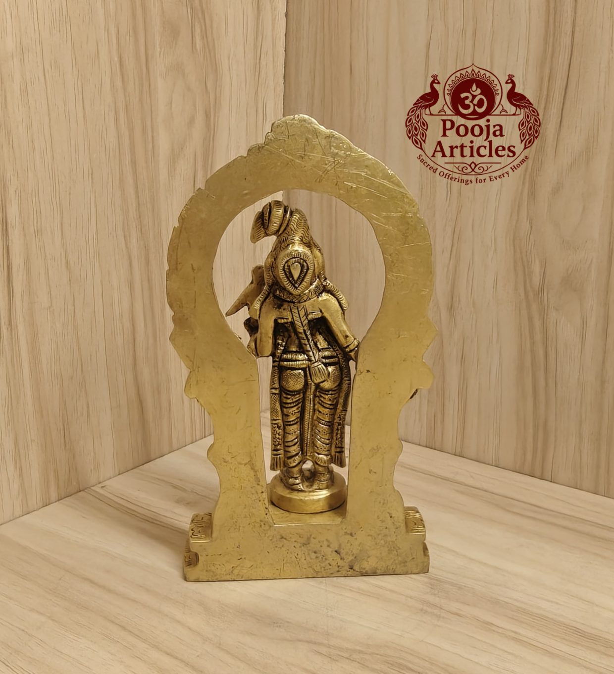 Brass Thiruvachi Andal Statue 6.5 Inch