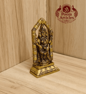 Brass Venkateswara Statue 2.9 Inch