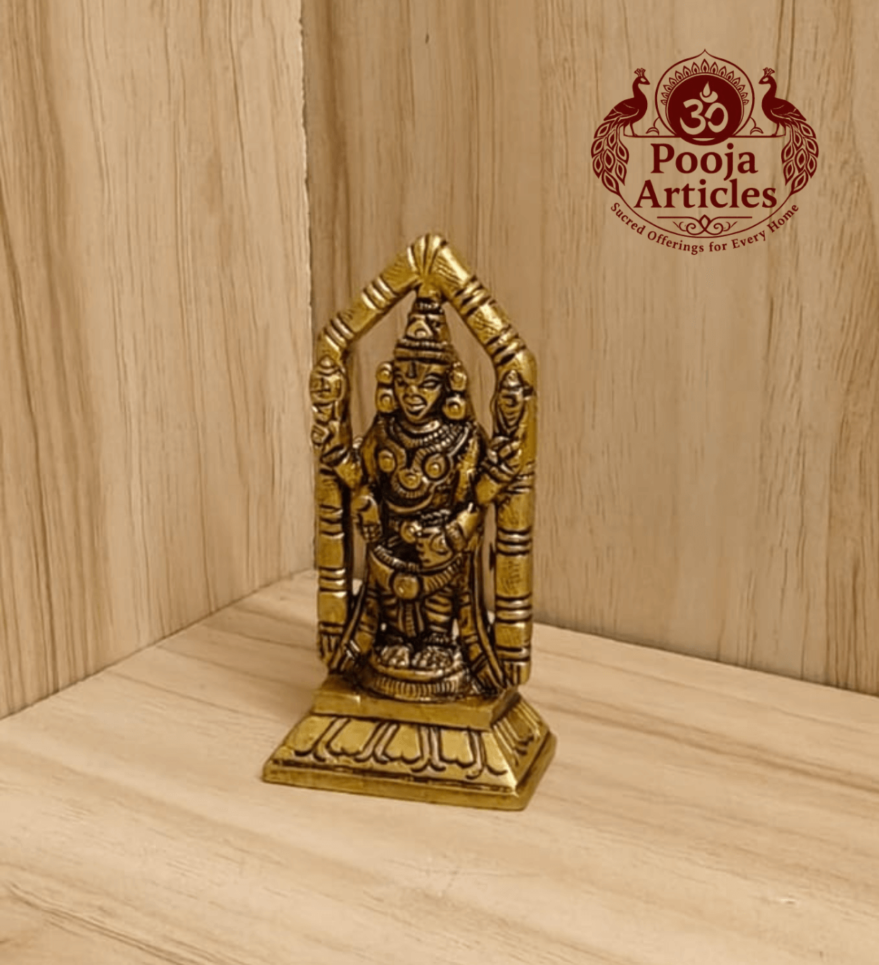 Brass Venkateswara Statue 2.9 Inch
