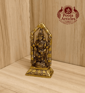 Brass Venkateswara Statue 2.9 Inch