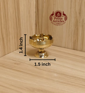 Brass Tomato Diya 1.4 Inch