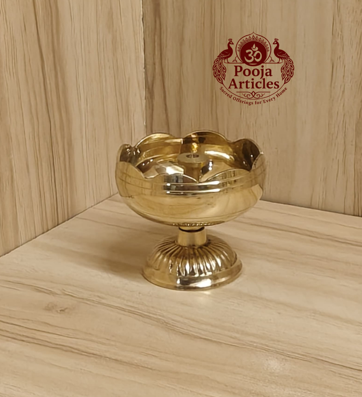 Brass Tomato Diya 1.7 Inch