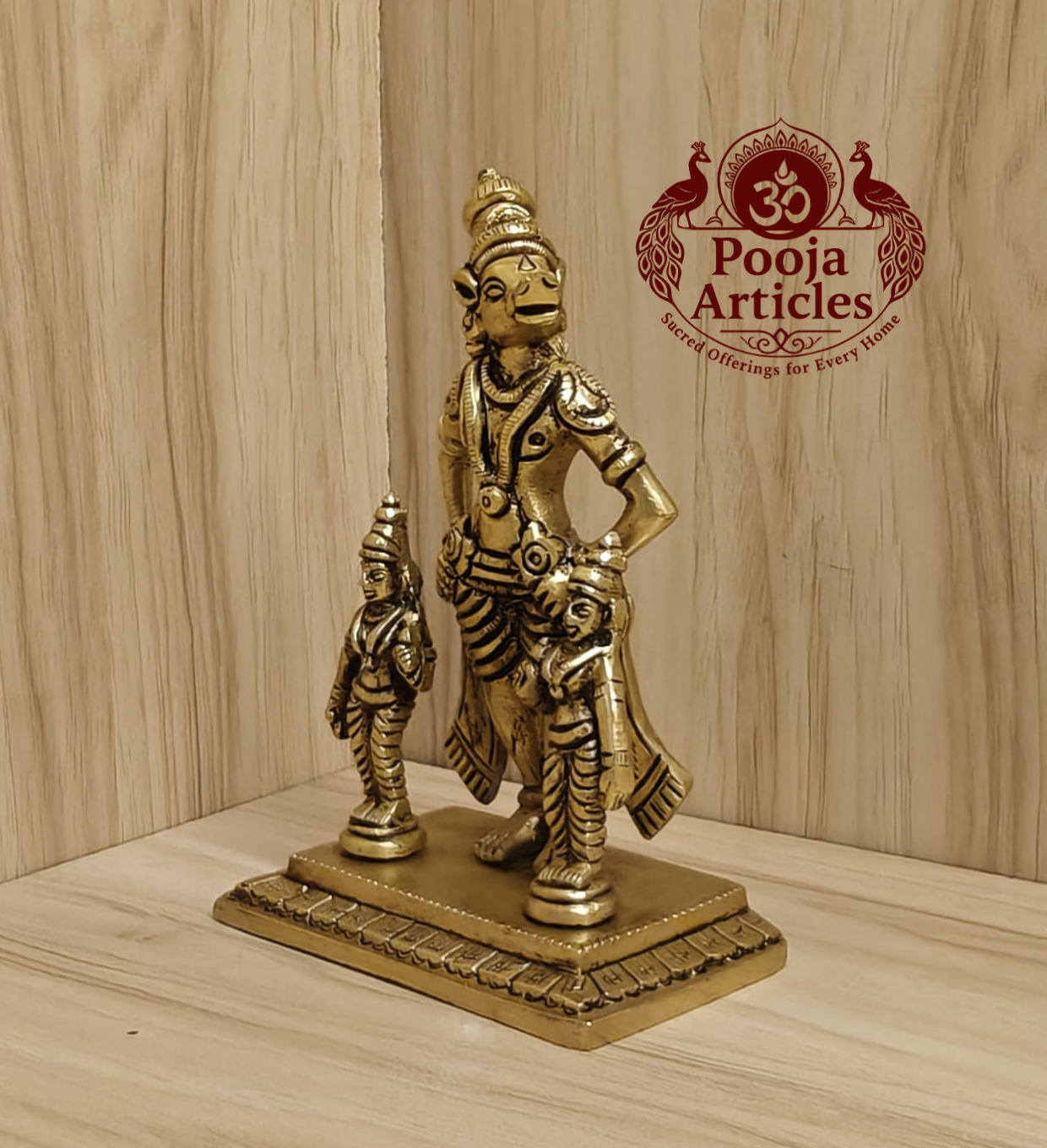 Brass Varaha Lakshmi Idol 5.4 Inch