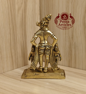 Brass Varaha Lakshmi Idol 5.4 Inch