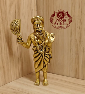Brass Yogi Ramsuratkumar Statue 5 Inch