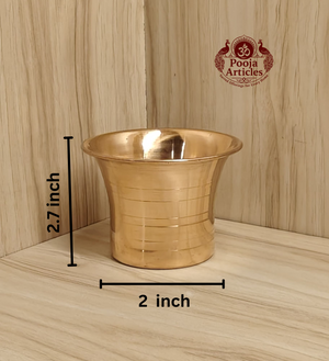 Copper Panchapatra 2.7 Inch