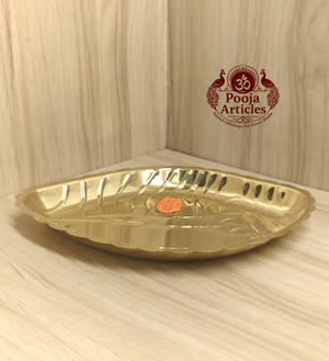 Brass Shanku Plate 8 Inch