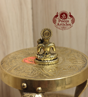 Miniature Brass Hanuman Idol 1.5 Inch