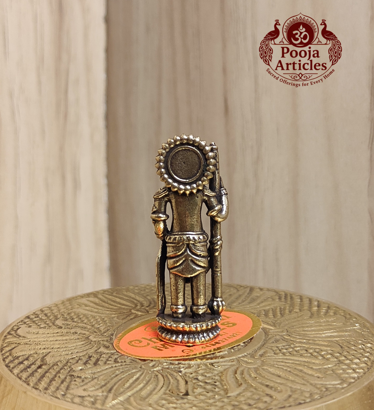 Miniature Brass Udupi Krishna Idol 1.5 Inch Pooja Articles