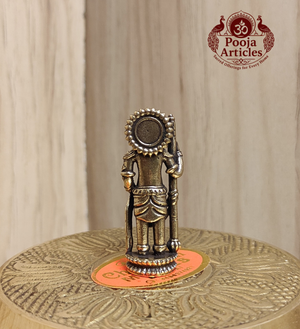Miniature Brass Udupi Krishna Idol 1.5 Inch Pooja Articles
