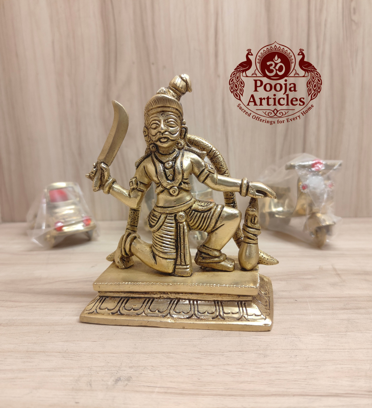 Bronze Nondi Karuppasamy Statue 5 Inch