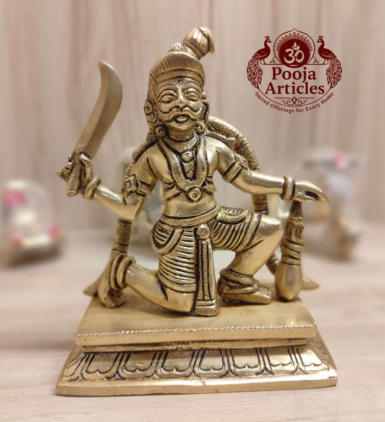 Bronze Nondi Karuppasamy Statue 5 Inch