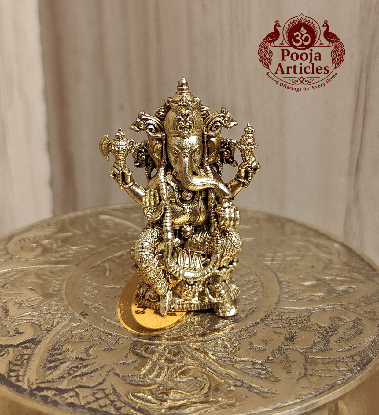 Panchaloha Ganesha Idol 1.5 Inch