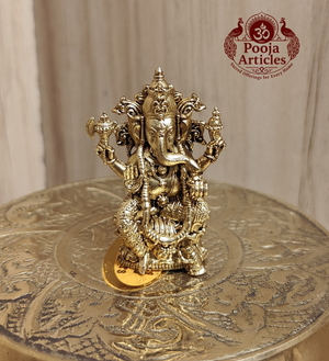 Panchaloha Ganesha Idol 1.5 Inch