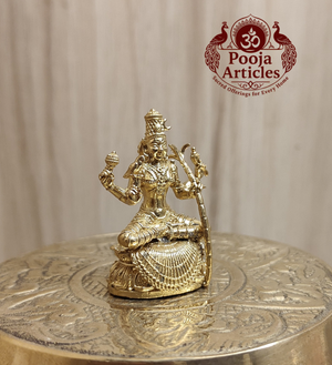 Panchaloha Kamatchi Amman Statue 1.5 Inch Pooja Articles
