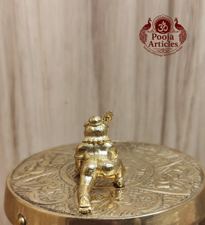 Panchaloha Krishna Idol 1 Inch Pooja Articles