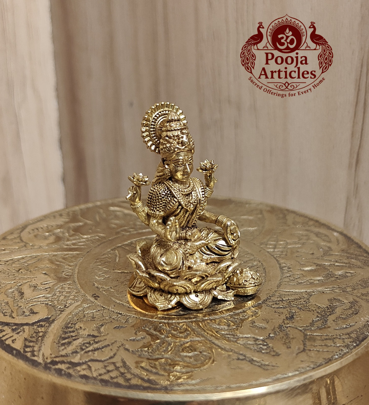 Panchaloha Lakshmi Idol 1.2 Inch Pooja Articles
