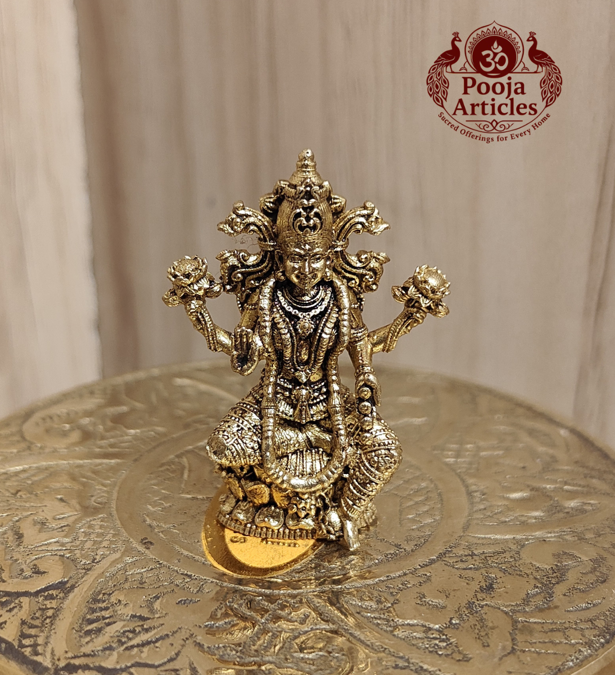 Panchaloha Lakshmi Idol 1.5 Inch
