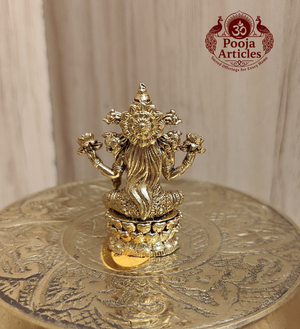 Panchaloha Lakshmi Idol 1.5 Inch Pooja Articles