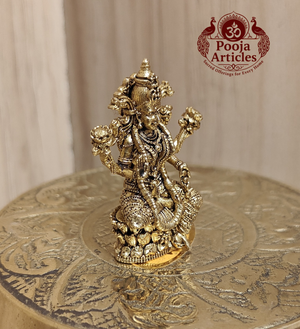 Panchaloha Lakshmi Idol 1.5 Inch Pooja Articles