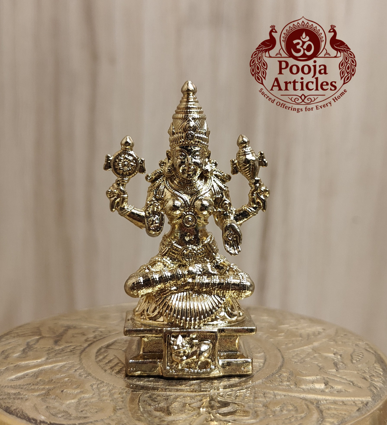 Panchaloha Lakshmi Statue 2 Inch