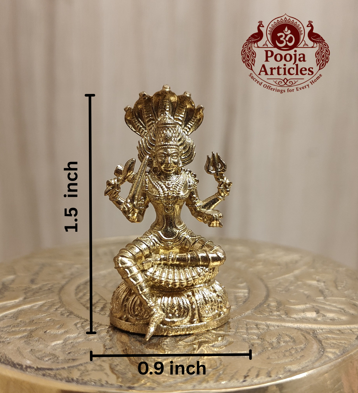 Panchaloha Mariamman Idol 1.5 Inch