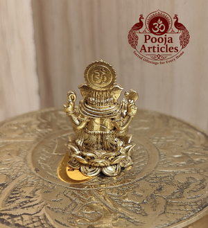 Panchaloha Ganesha Idol 1.2 Inch Pooja Articles