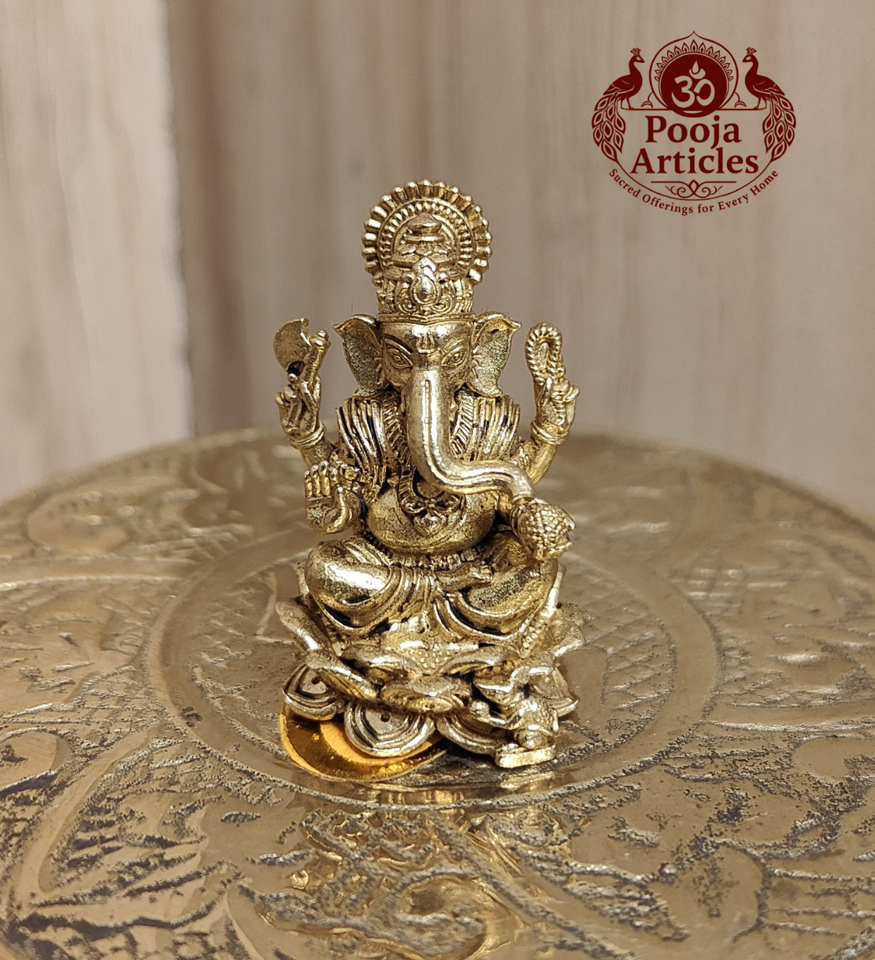 Panchaloha Ganesha Idol 1.2 Inch