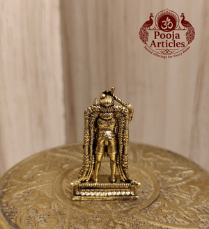 Premium Brass Karuppasamy Statue 1.5 Inch Pooja Articles