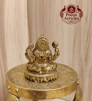 Premium Brass Narasimha Statue 1.7 Inch Pooja Articles
