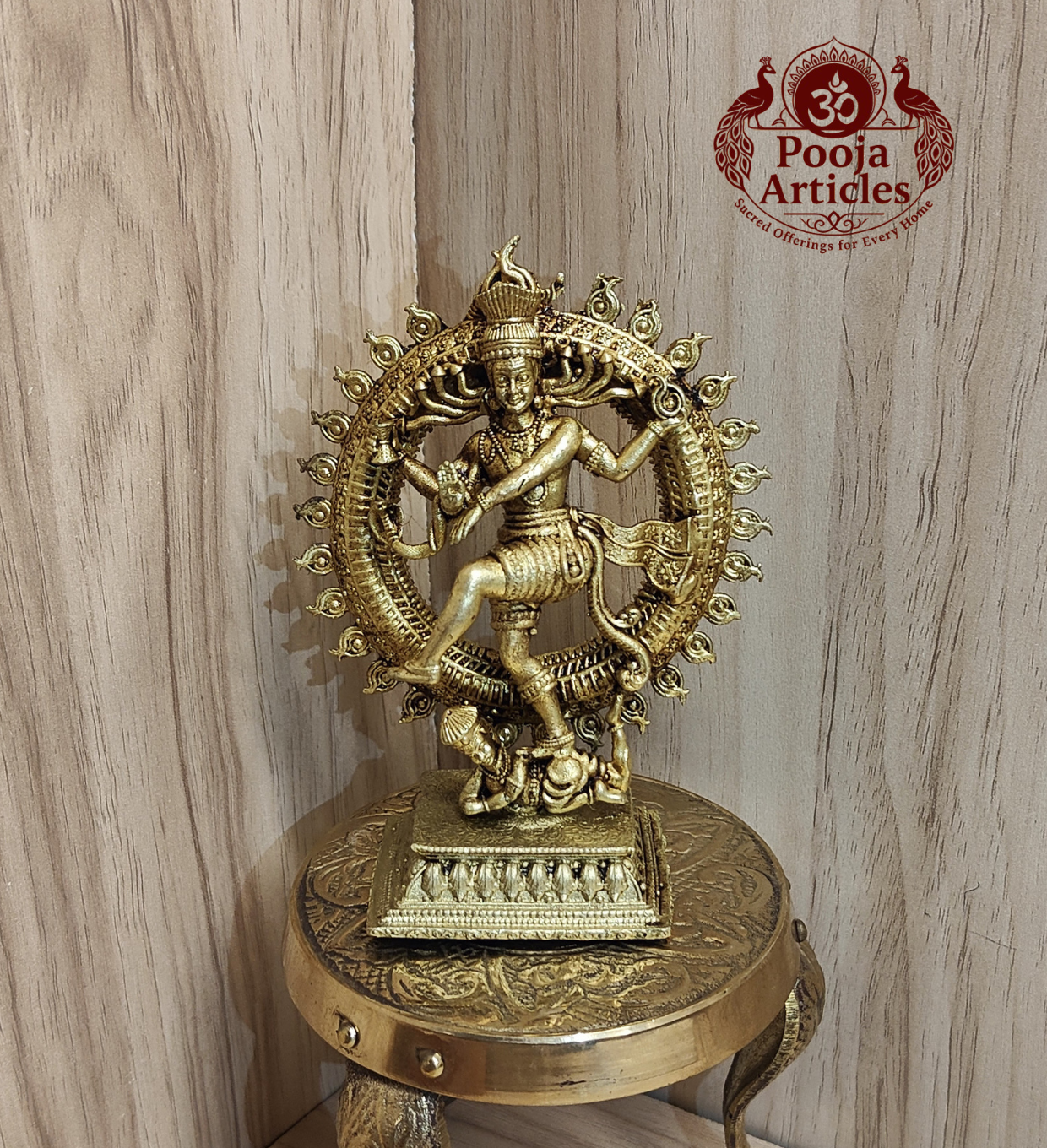 Premium Brass Nataraja Statue 4 Inch