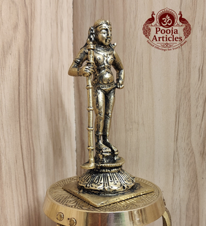 Premium Brass Palani Murugan Idol 4.1 Inch Pooja Articles