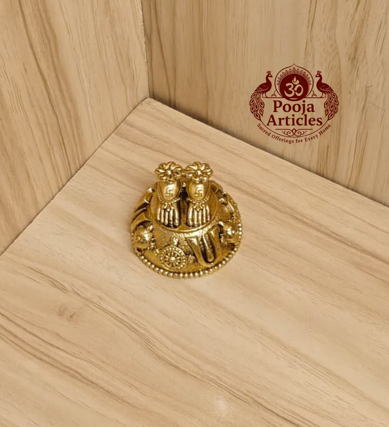 Premium Brass Perumal Padham 1.5 Inch