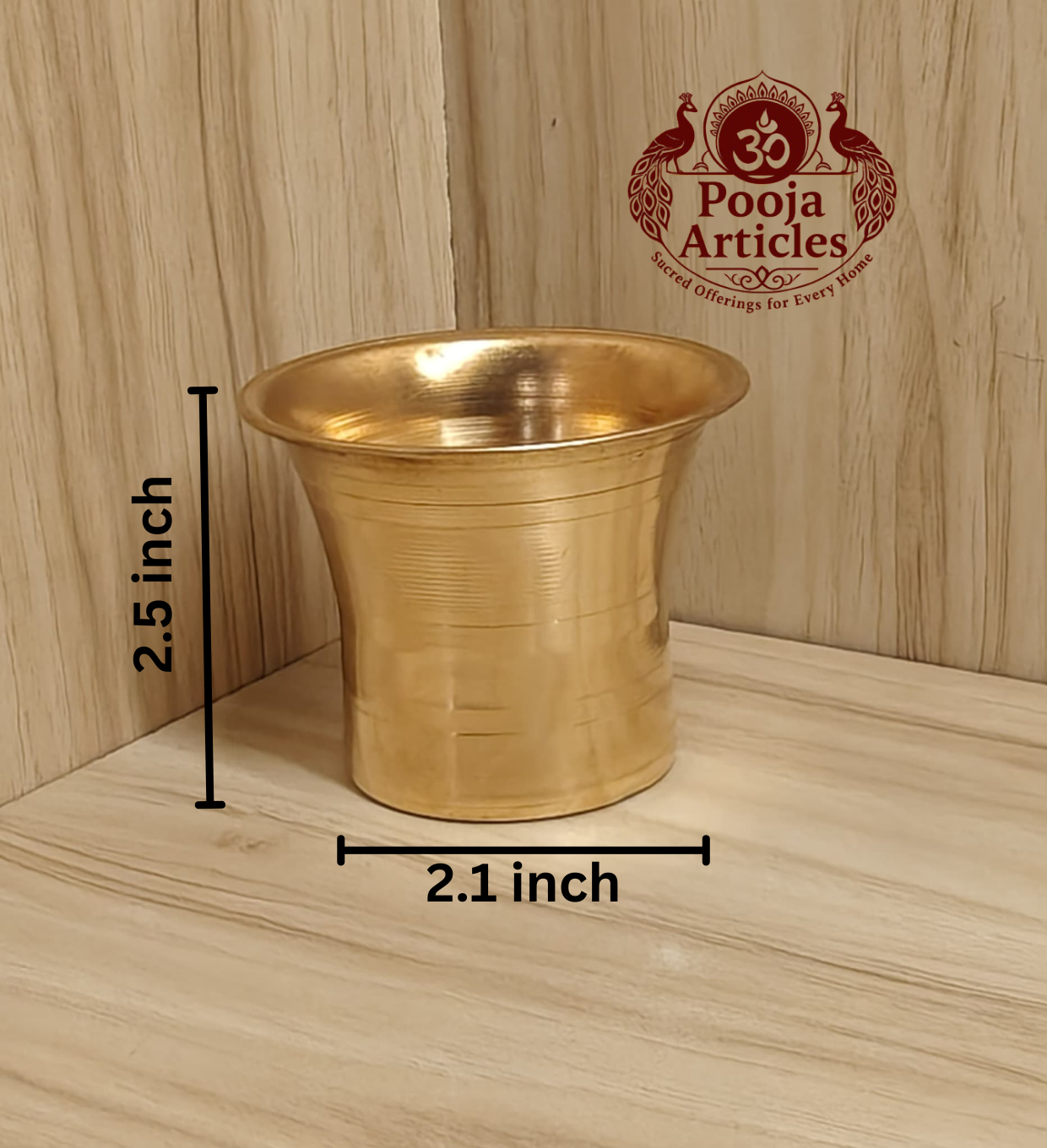 Copper Panchapatra 2.5 Inch