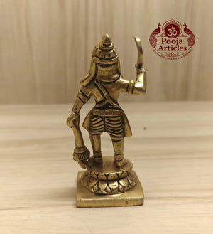 Brass Karuppasamy Idol 4.2 Inch