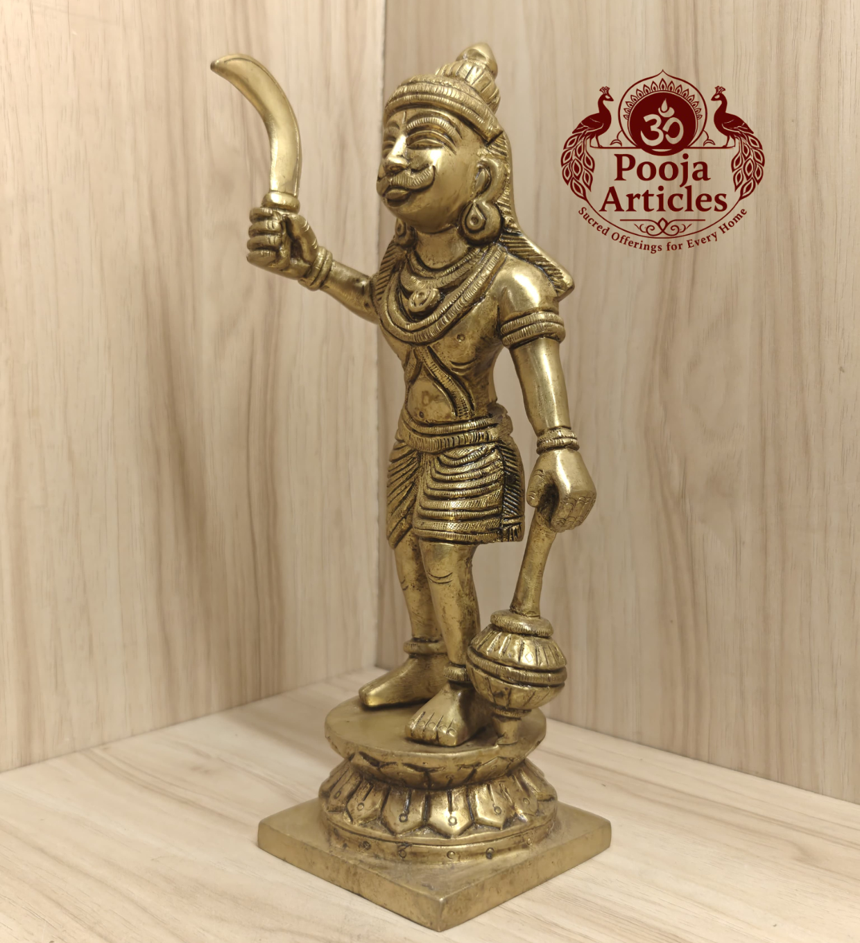 Bronze Karuppasamy Vigraham 9 Inch