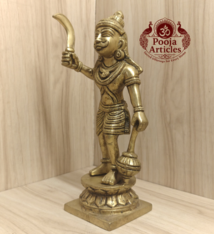 Bronze Karuppasamy Vigraham 9 Inch