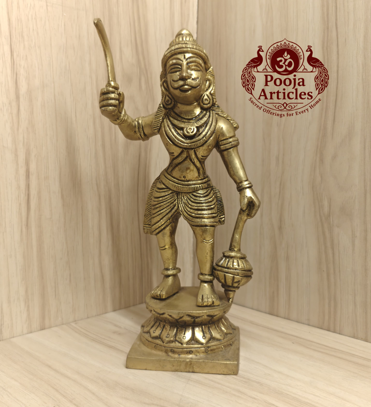 Bronze Karuppasamy Vigraham 9 Inch