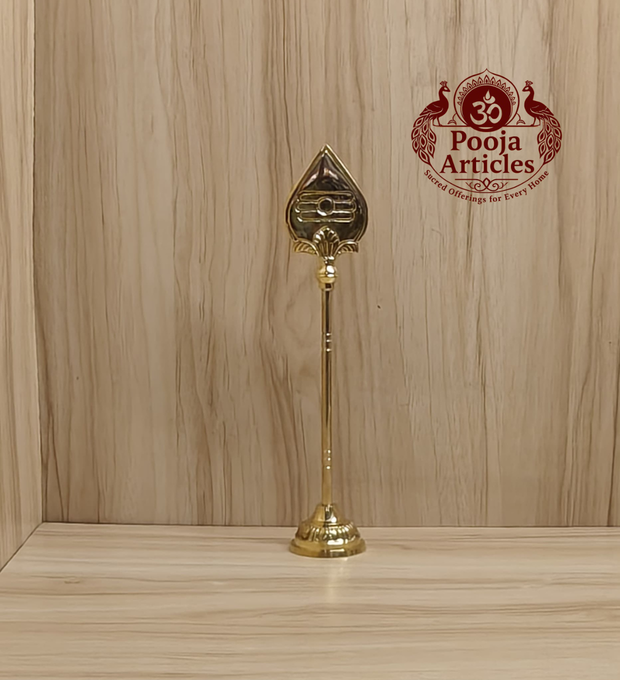 Brass Vel Stand 9 Inch