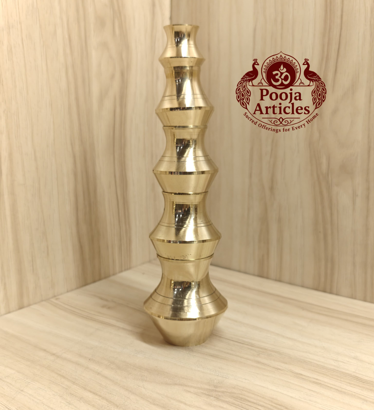 Brass Kubera Kudam Set of 5 Size 3