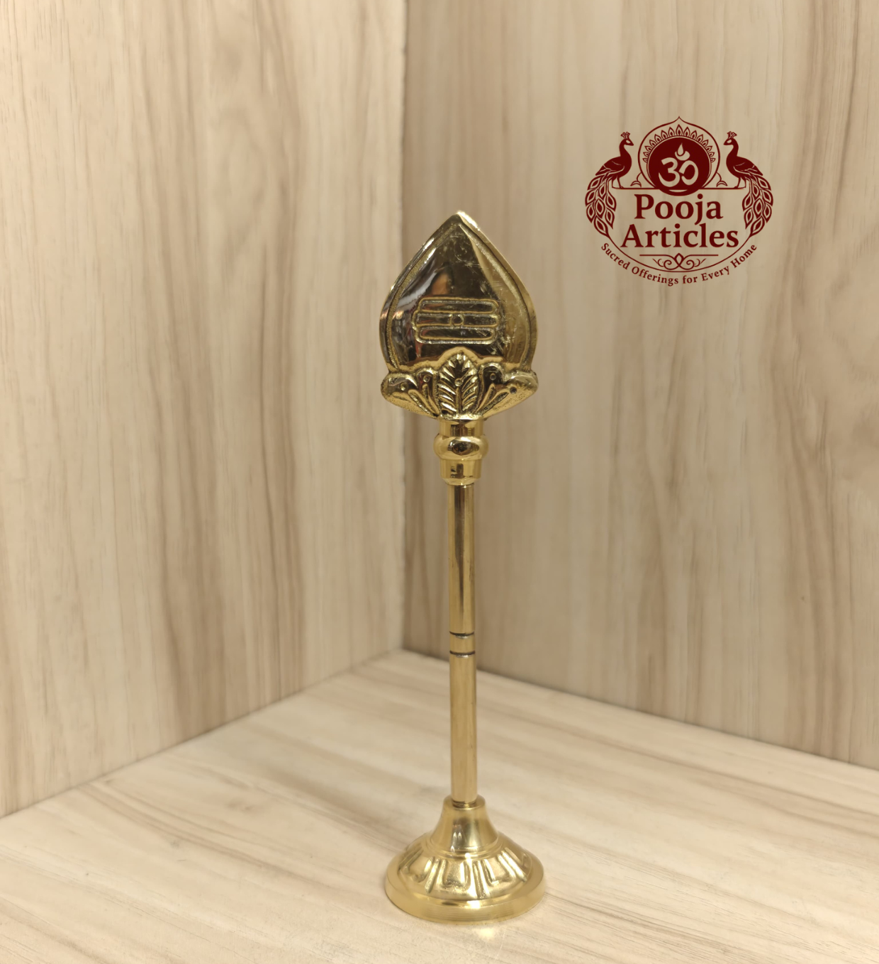 Brass Vel Stand 6 Inch