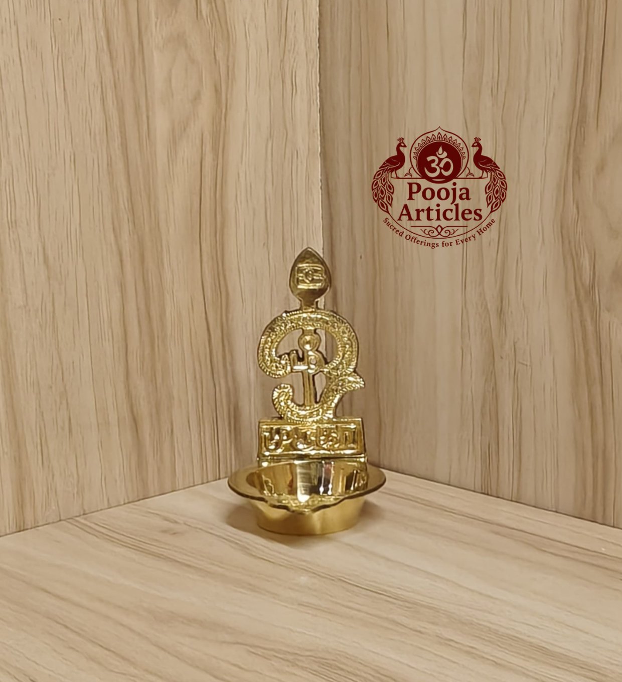Brass Om Vilakku 3.8 Inch