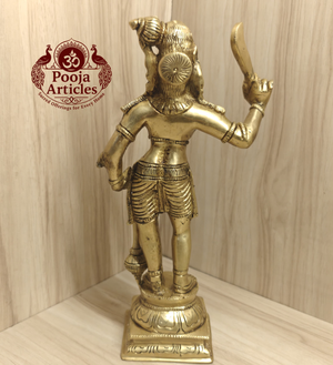 Bronze Karuppasamy Statue 11.5 Inch