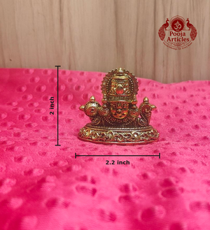 Premium Brass Thirupathi Balaji statue 2 Inch - 