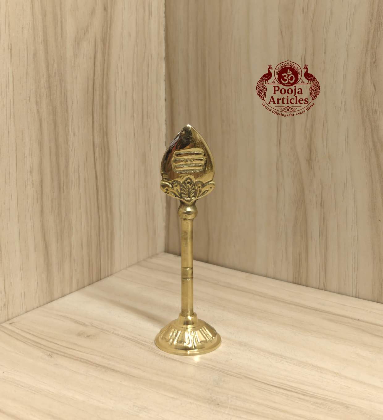 Brass Vel Stand 4 Inch